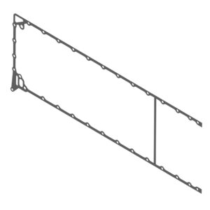 Junta Do Adaptador Do Carter Grande Para Motor Cummins KTA19 – Código 4000595