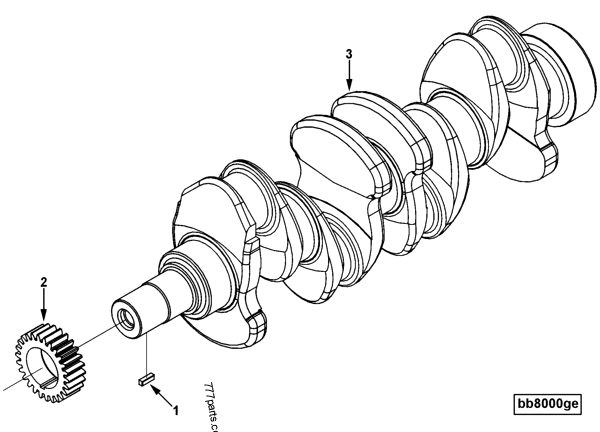 Engrenagem Virabrequim Para Motor Cummins QSB3.3 – Código 4941137
